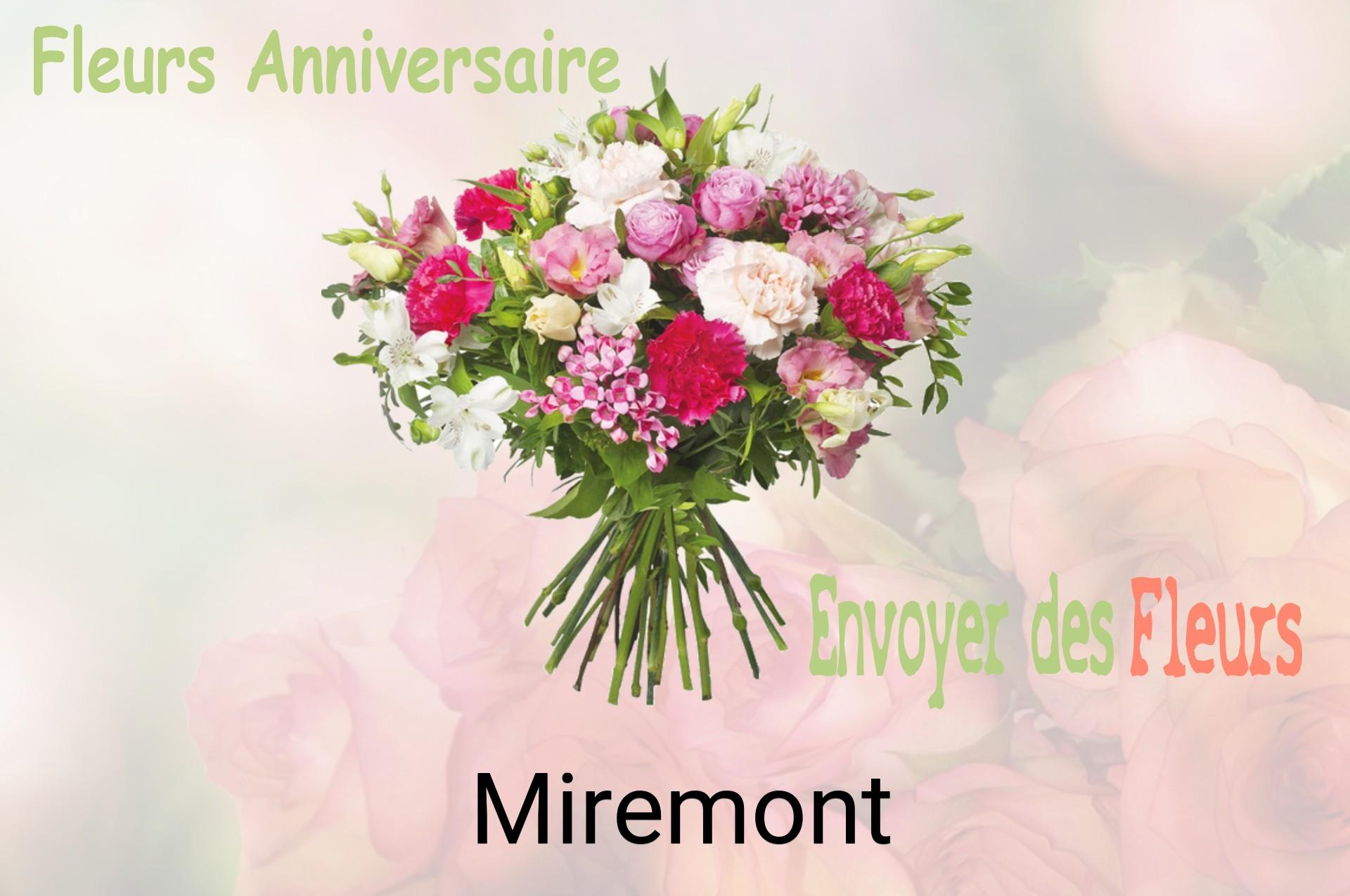 Bouquet de fleurs d’anniversaire livré à Miremont
