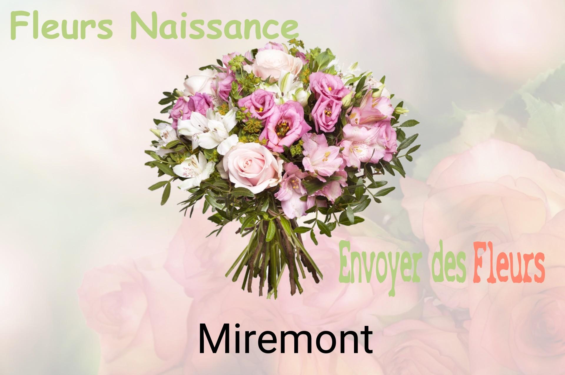 Bouquet de fleurs de naissance livré à Miremont